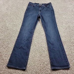 Levis Jeans Womens 8 Classic Boot Bootcut Dark Wash